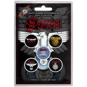 Saxon Button Badge Pack