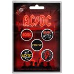 AC/DC Button Badge Pack