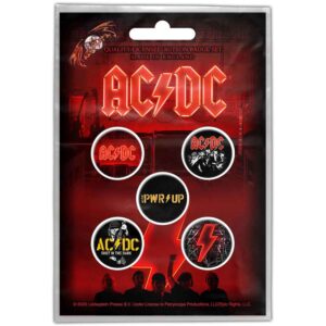 AC/DC Button Badge Pack