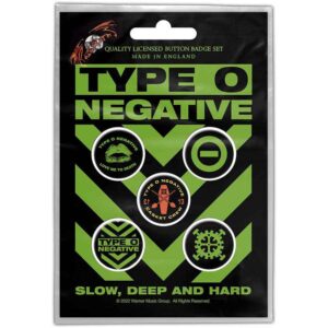 Type O Negative Button Badge Pack