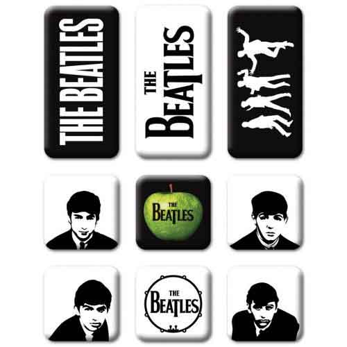 The Beatles Epoxy Magnet Set
