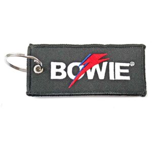 David Bowie Patch Keychain