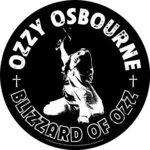 Ozzy Osbourne Back Patch