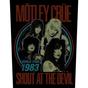 Motley Crue Back Patch