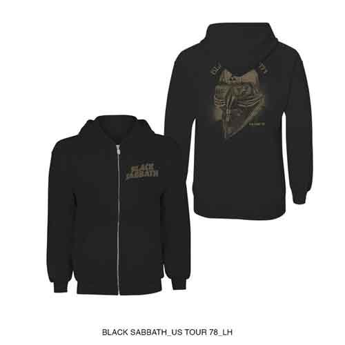 Black Sabbath Unisex Zipped Hoodie