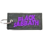Black Sabbath Patch Keychain