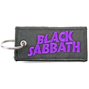 Black Sabbath Patch Keychain