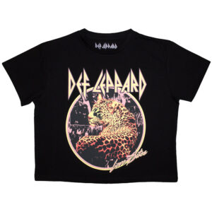Def Leppard Ladies Crop Top