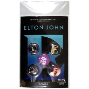 Elton John Button Badge Pack