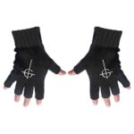 Ghost Unisex Fingerless Gloves