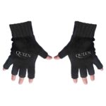 Queen Unisex Fingerless Gloves