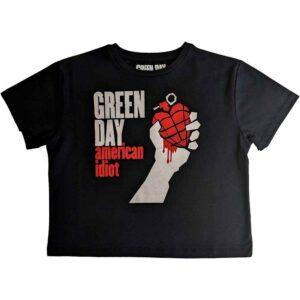 Green Day Ladies Crop Top