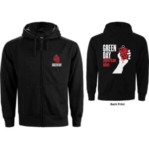 Green Day Unisex Zipped Hoodie