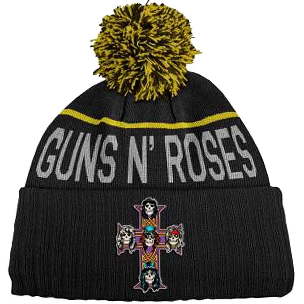 Guns N' Roses Unisex Bobble Beanie Hat