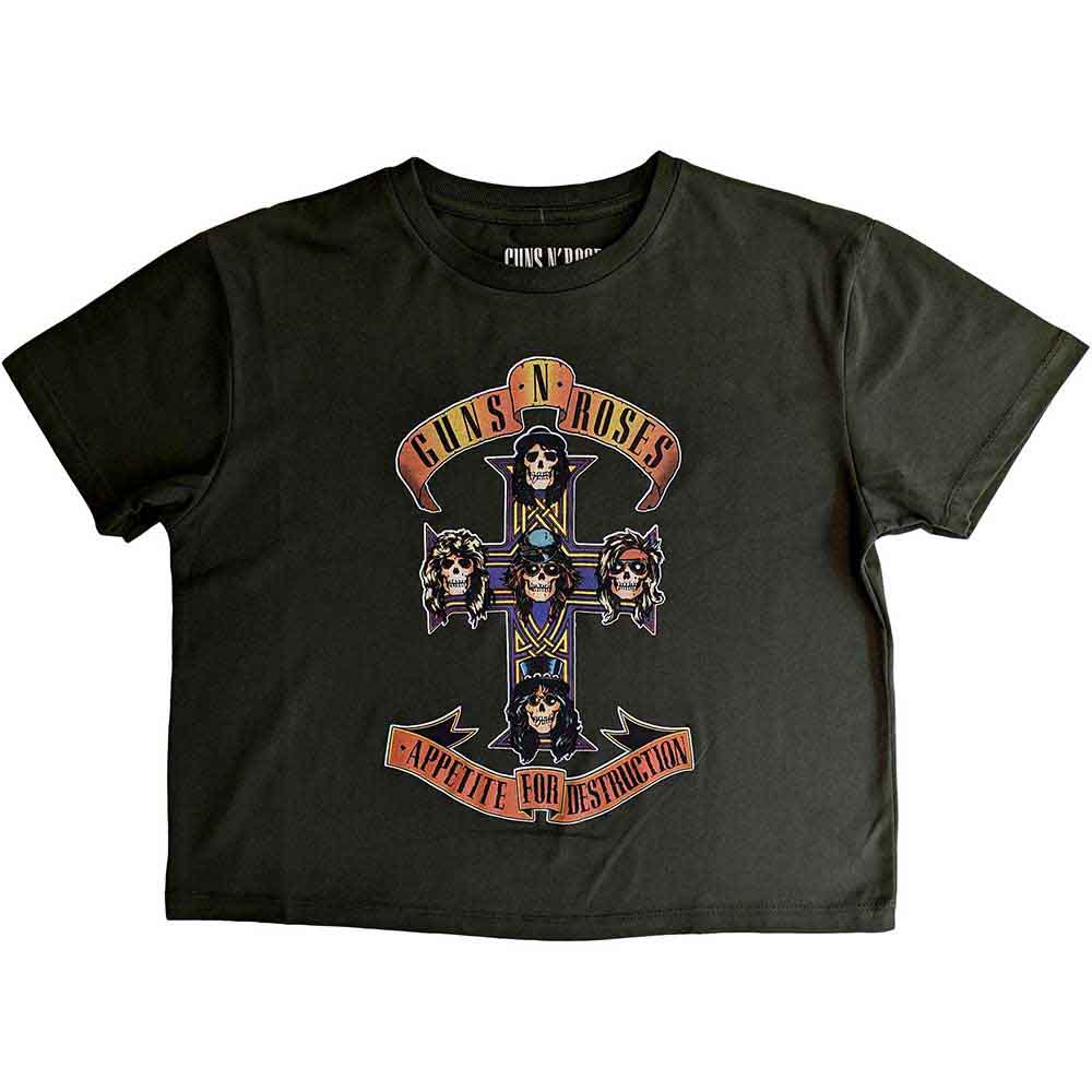 Guns N' Roses Ladies Crop Top