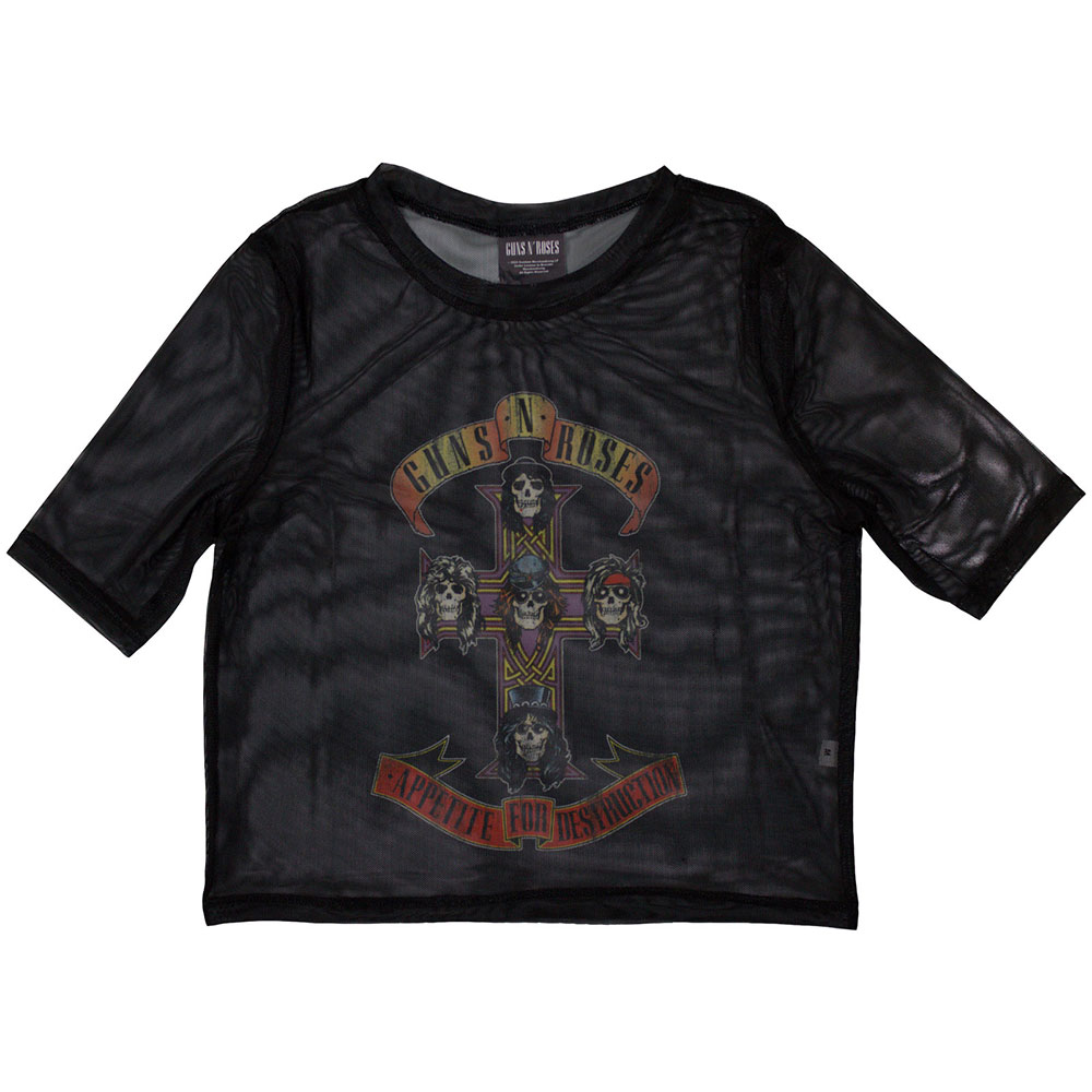 Guns N' Roses Ladies Crop Top