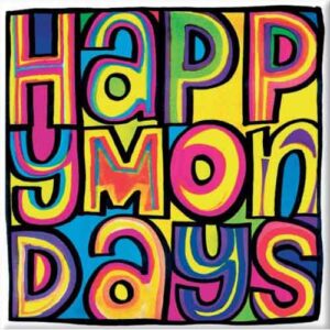 Happy Mondays Fridge Magnet