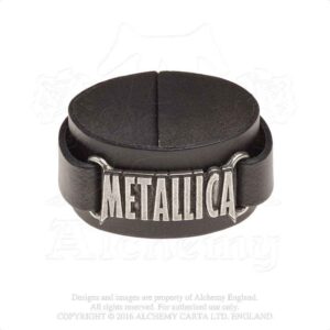 Metallica Leather Wrist Strap