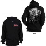 Iron Maiden Unisex Zipped Hoodie
