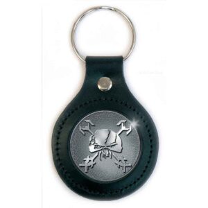 Iron Maiden Leather Keychain