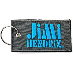 Jimi Hendrix Patch Keychain
