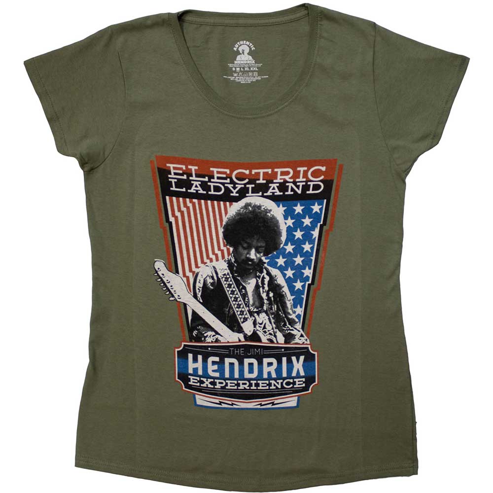Jimi Hendrix Ladies T-Shirt