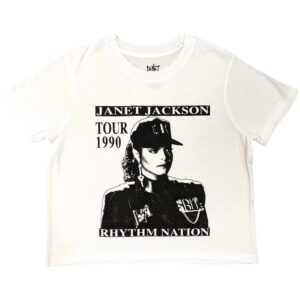 Janet Jackson Ladies Crop Top