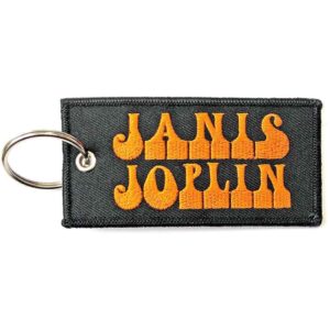Janis Joplin Patch Keychain