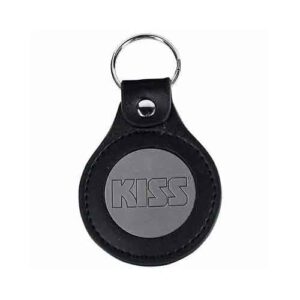 KISS Leather Keychain