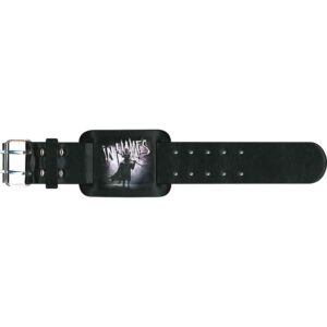 In Flames Leather Wrist Strap