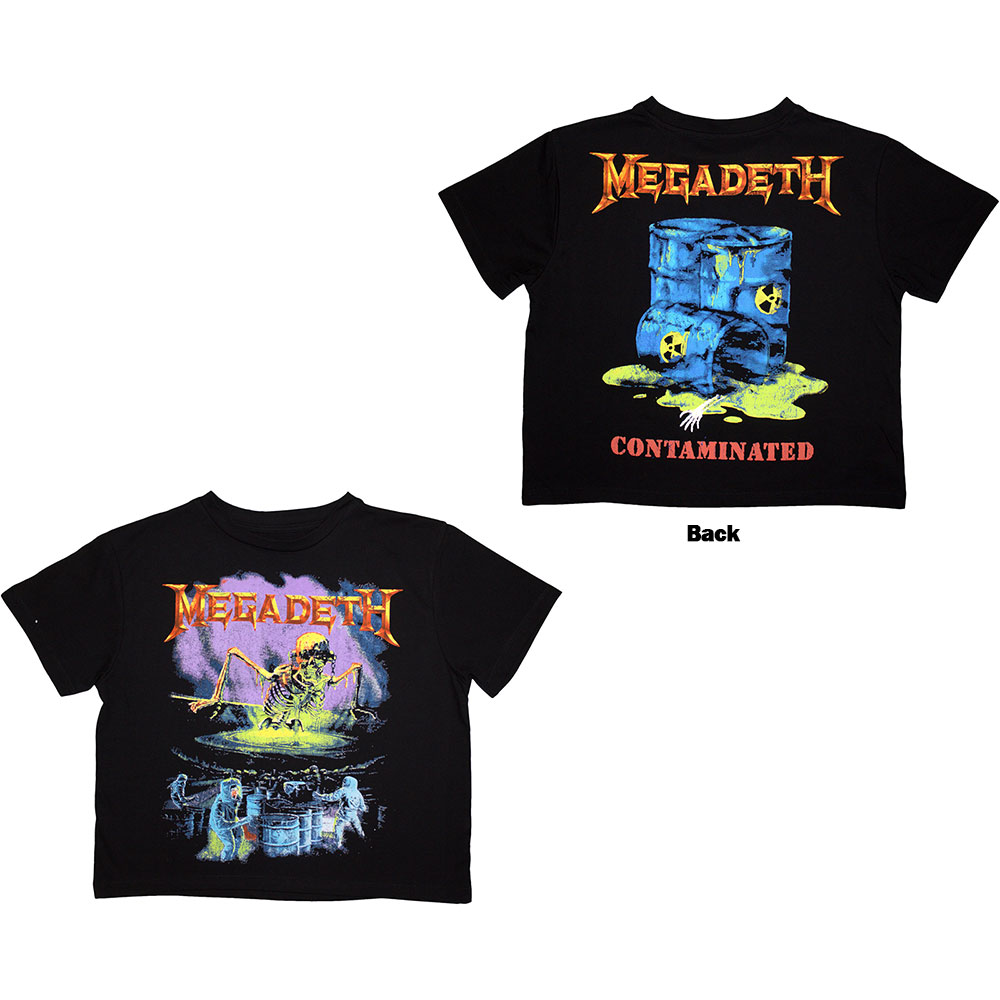 Megadeth Ladies Crop Top