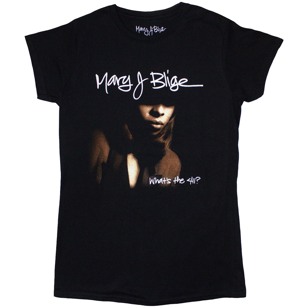 Mary J Blige Ladies T-Shirt