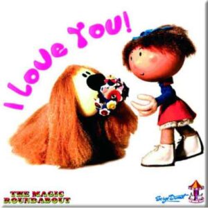 Magic Roundabout Fridge Magnet