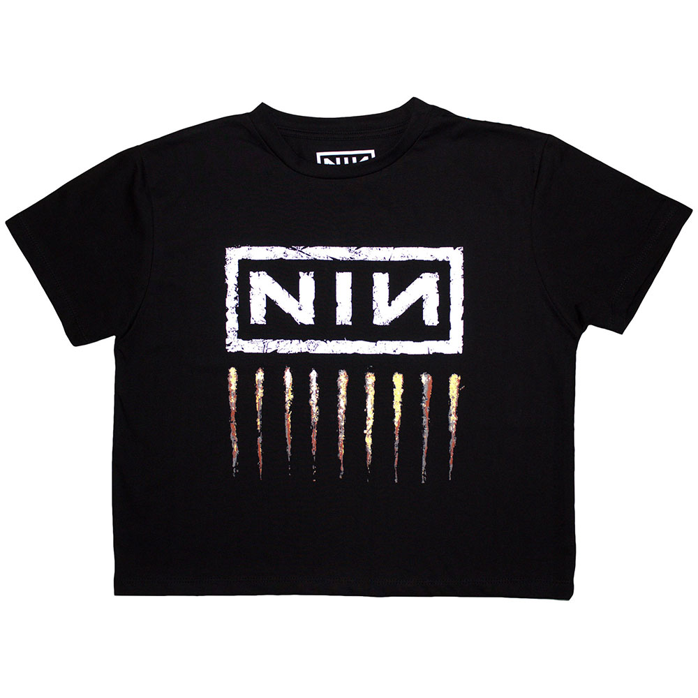 Nine Inch Nails Ladies Crop Top