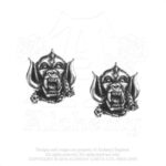 Motorhead Stud Earrings