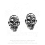 Iron Maiden Stud Earrings