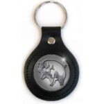 Pink Floyd Leather Keychain