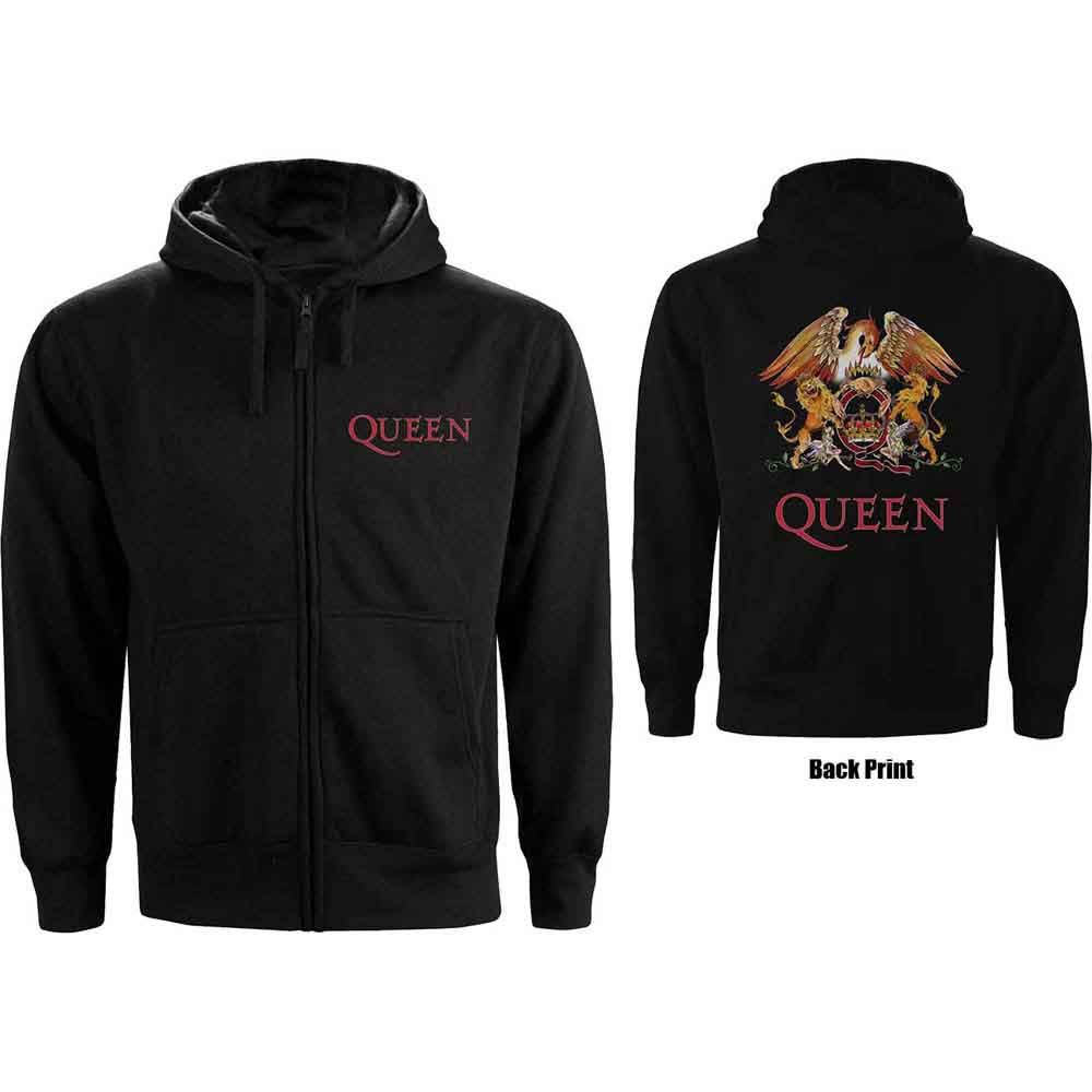 Queen Unisex Zipped Hoodie