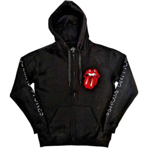 The Rolling Stones Unisex Zipped Hoodie