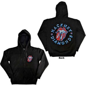 The Rolling Stones Unisex Zipped Hoodie