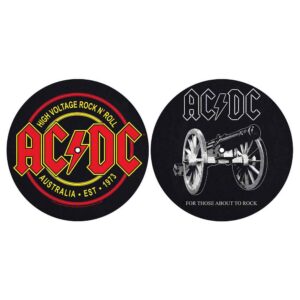 AC/DC Turntable Slipmat Set