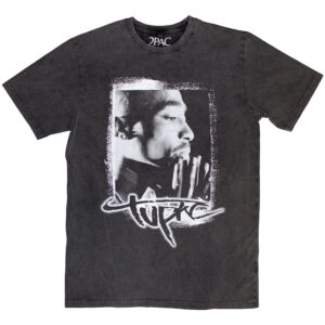 Tupac Unisex Stone Wash T-Shirt