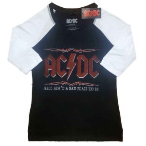AC/DC Ladies Raglan T-Shirt
