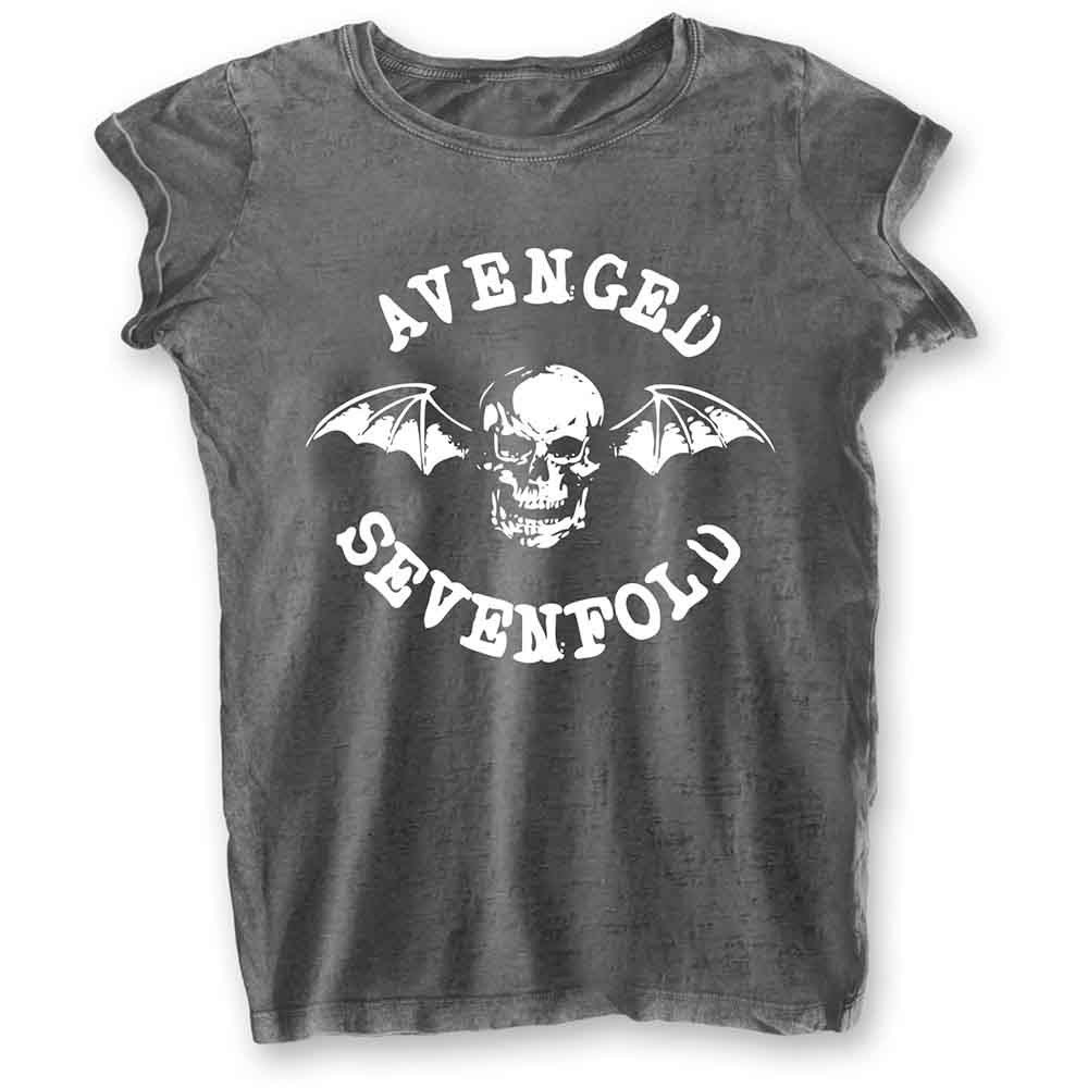 Avenged Sevenfold Ladies Burnout T-Shirt