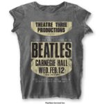 The Beatles Ladies Burnout T-Shirt