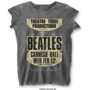 The Beatles Ladies Burnout T-Shirt