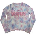 The Beatles Ladies Long Sleeve Crop Top