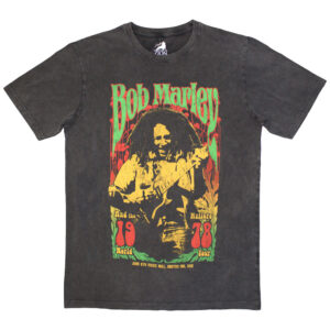 Bob Marley Unisex Stone Wash T-Shirt