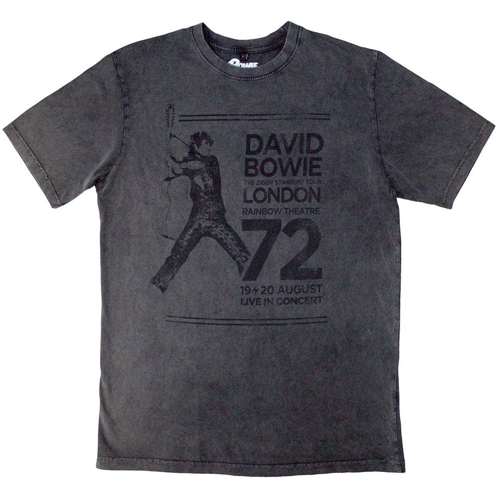 David Bowie Unisex Stone Wash T-Shirt