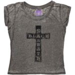 Black Sabbath Ladies Burnout T-Shirt